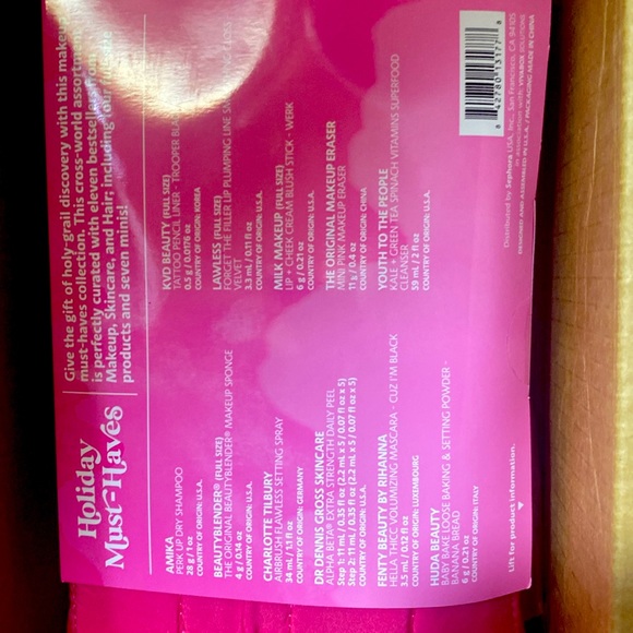 New Sephora Favorites Holiday Must-Haves $184 Retail Value-includes 4 full size! - Picture 3 of 3
